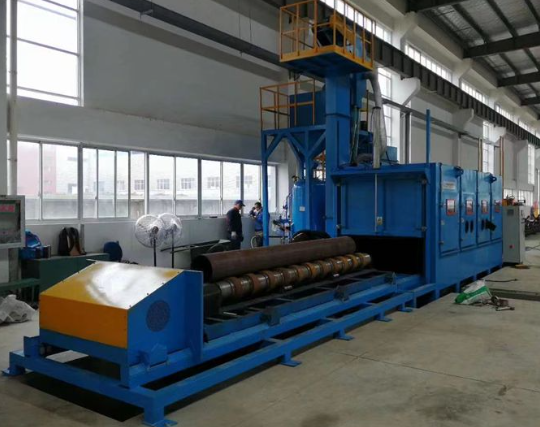 云阳喷砂机在管道除锈中的现场施工应用
