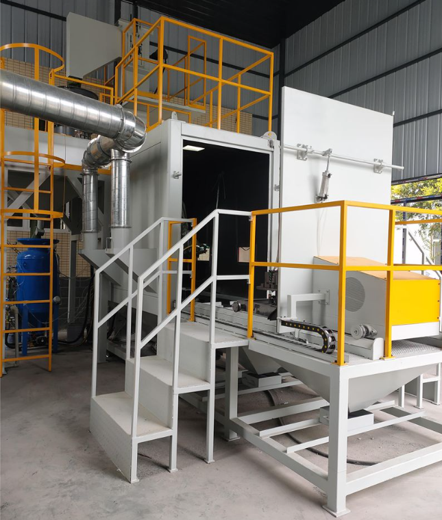 云阳全自动喷砂机 实现无人化高效生产