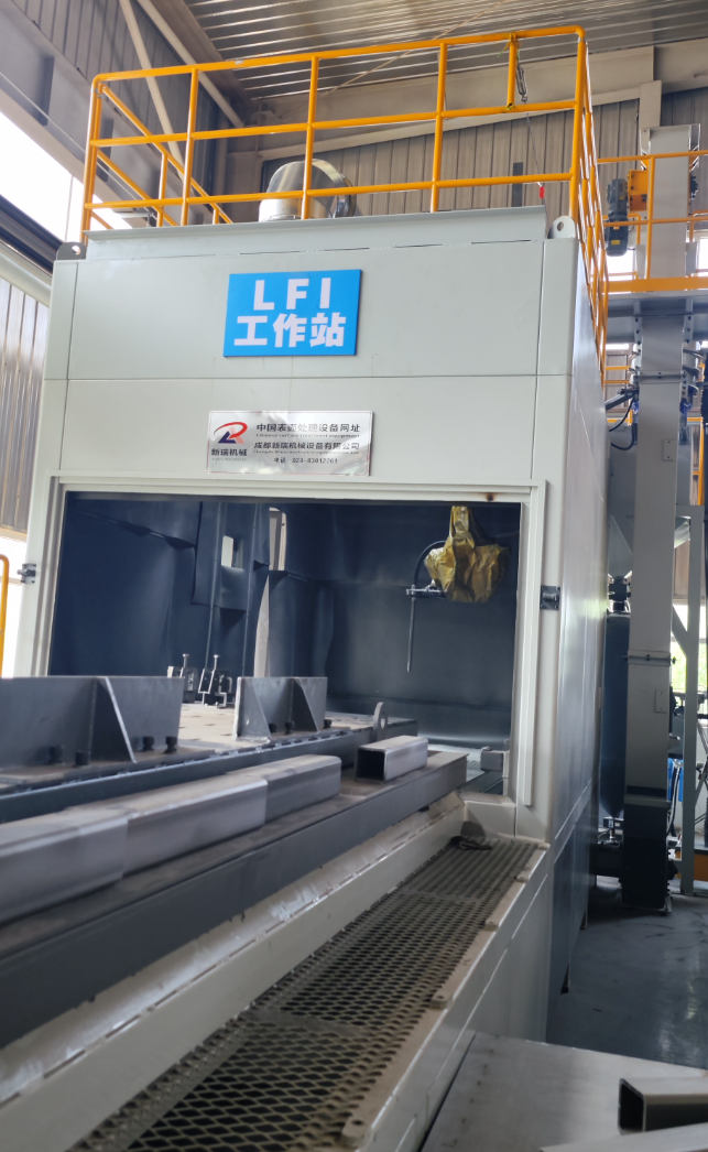 云阳喷砂机自动化改造 提升生产线产能