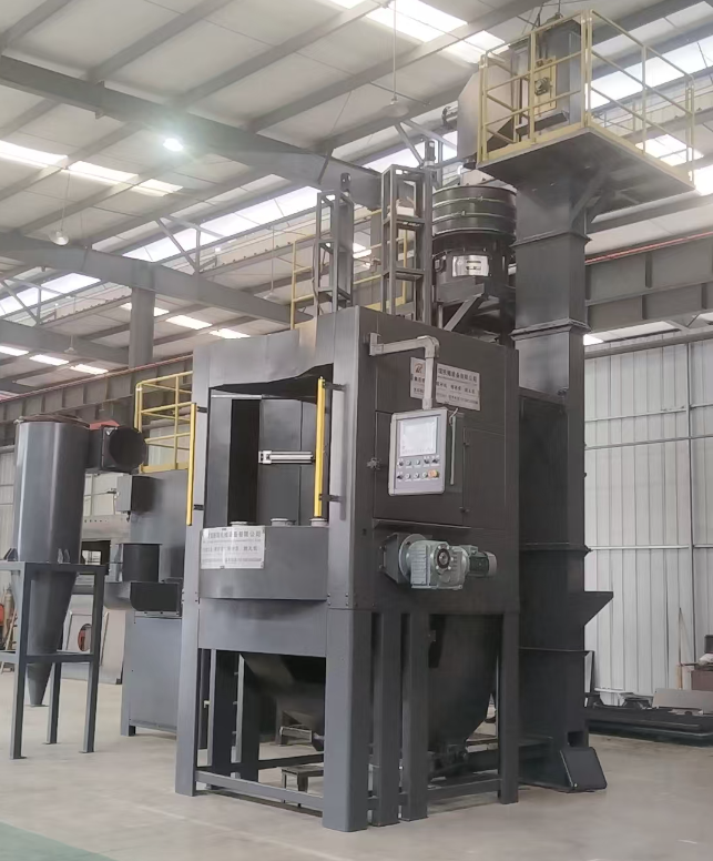 云阳转盘式喷砂机 提升圆形工件处理效率